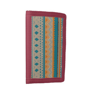 Navajo Native American Western Style Tri-fold Wallet