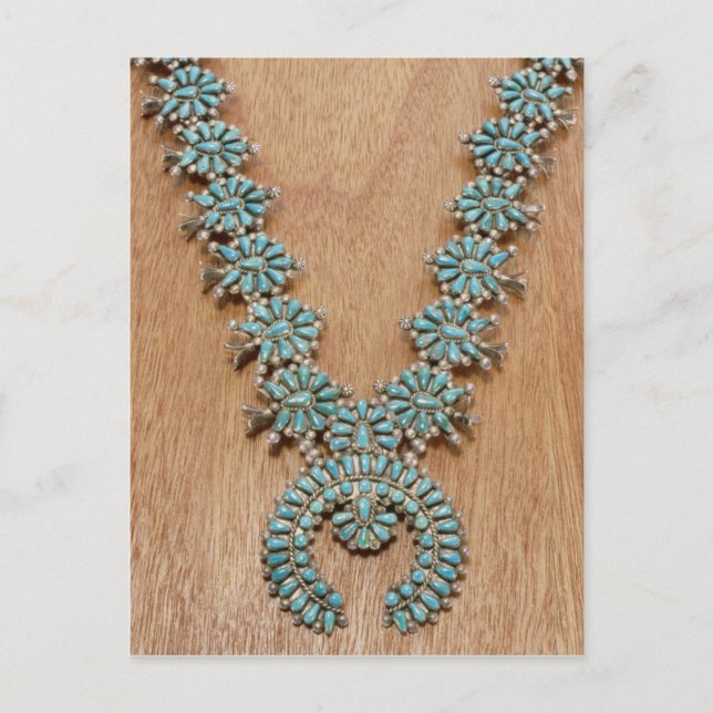 Navajo necklace postcard (Front)