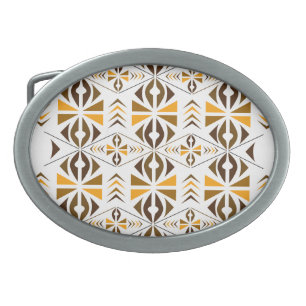 Navajo Oval Belt Buckle