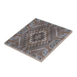 Navajo Pattern Tile<br><div class="desc">Design created from original Native American art.</div>