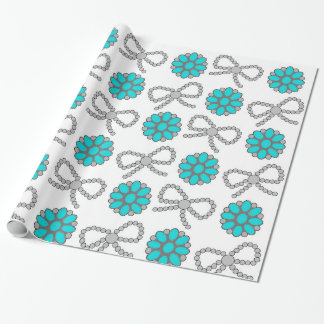 Navajo Pearl Turquoise Jewelry Wrapping Paper 