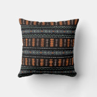 Navajo Print Throw Pillow