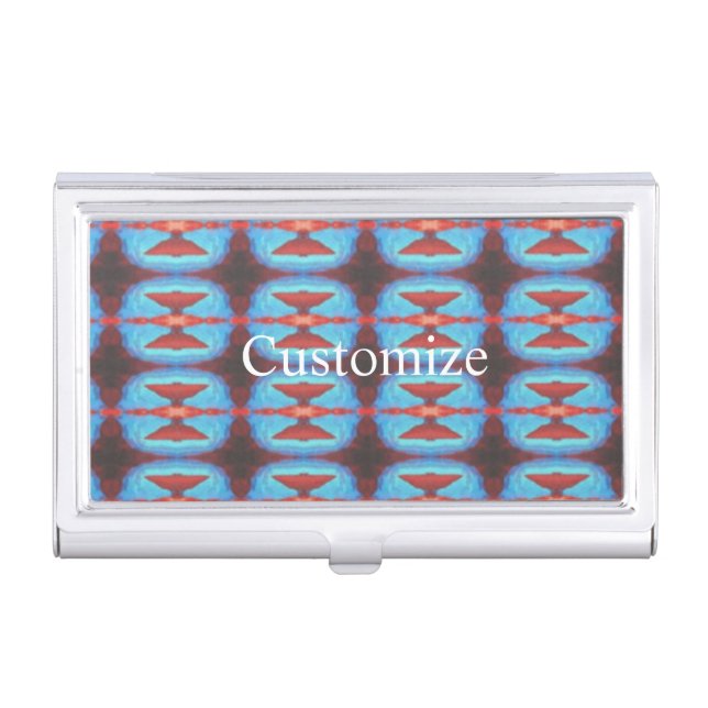 Navajo red rocks Thunder_Cove Business Card Case (Front)