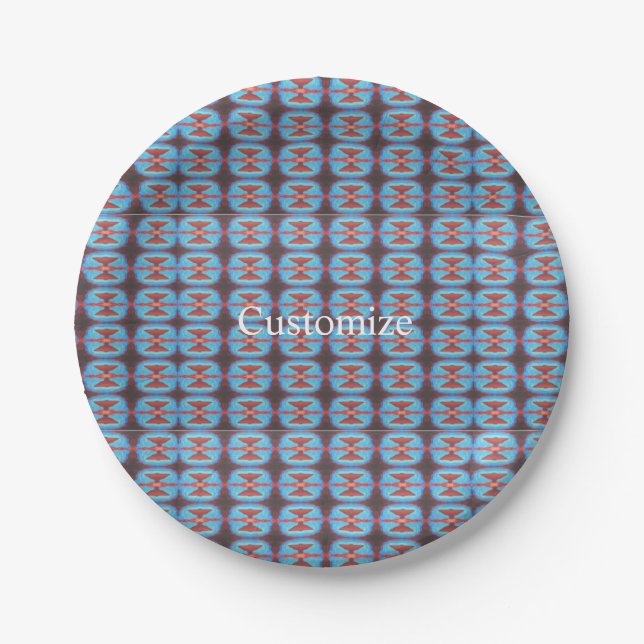 Navajo red rocks Thunder_Cove Paper Plates (Front)