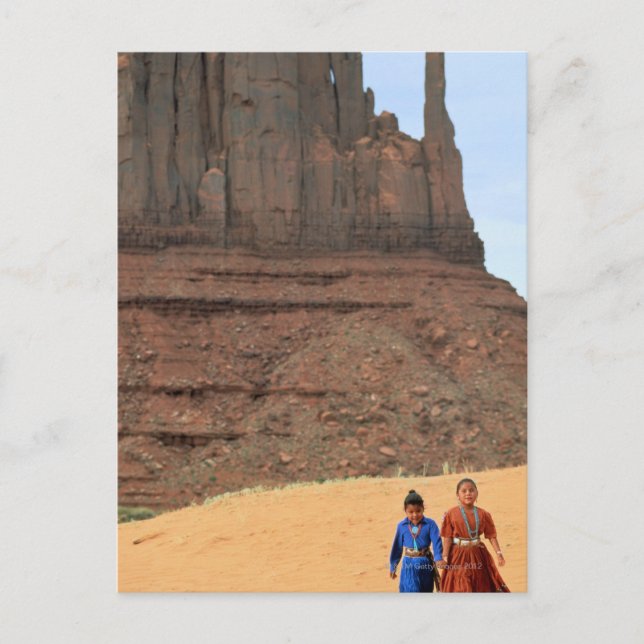 Navajo Reservation Land Postcard (Front)