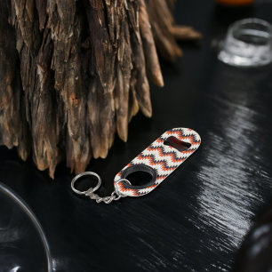 Navajo Style Art Keychain Bottle Opener