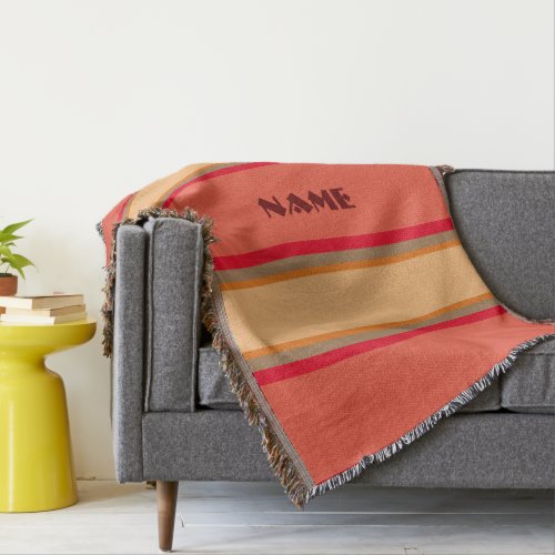 Navajo Style Fleece Throw Blanket