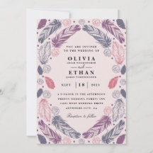 Navajo traditional wedding invitations