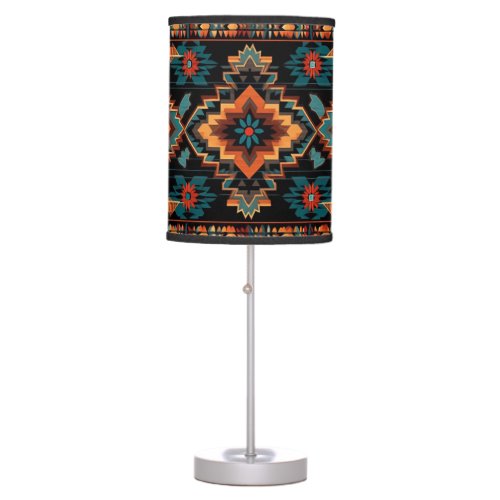 Navajo Tribal Seamless Patterned Table Lamp