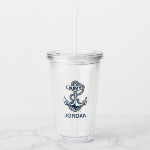Naval Academy Anchor Acrylic Tumbler
