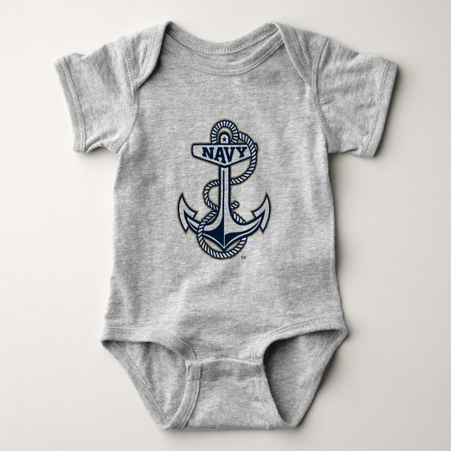 Naval Academy Anchor Baby Bodysuit (Front)