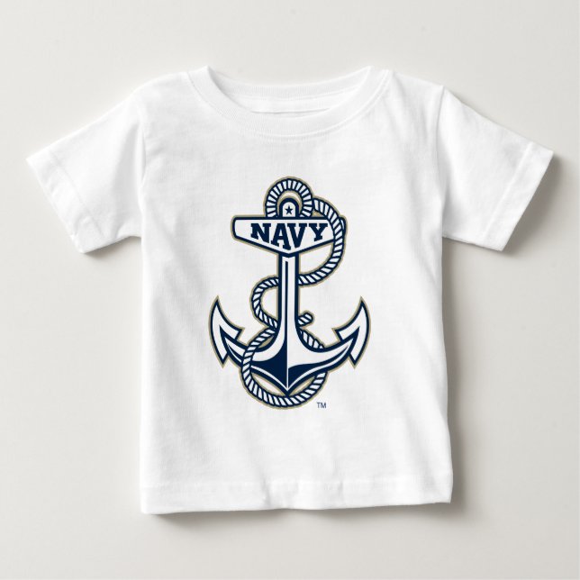 Naval Academy Anchor Baby T-Shirt (Front)