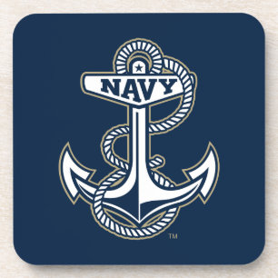 Naval Academy Anchor Beverage Coaster