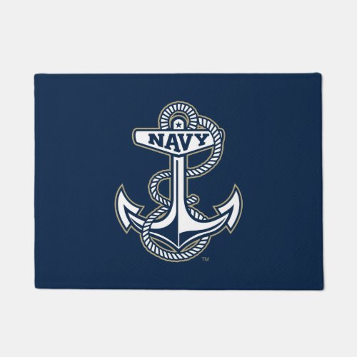 Naval Academy Anchor Doormat