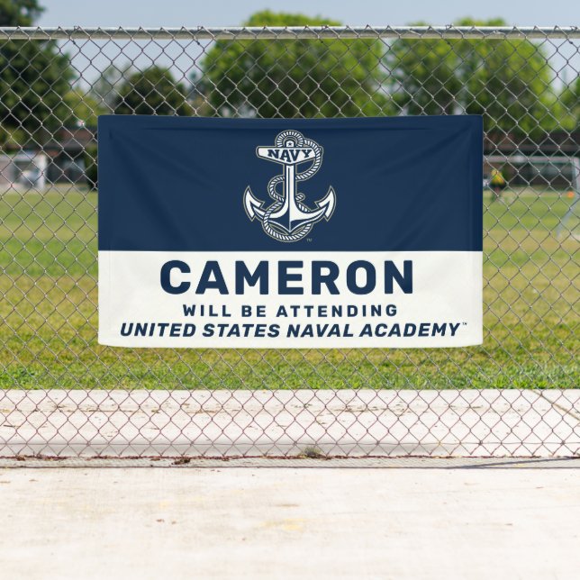 Naval Academy Anchor Future Graduate Banner (Insitu)