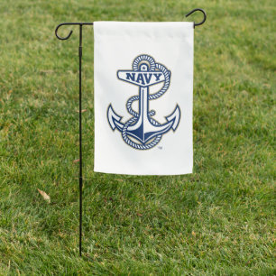 Naval Academy Anchor Garden Flag