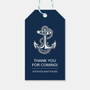 Naval Academy Anchor Graduate Gift Tags