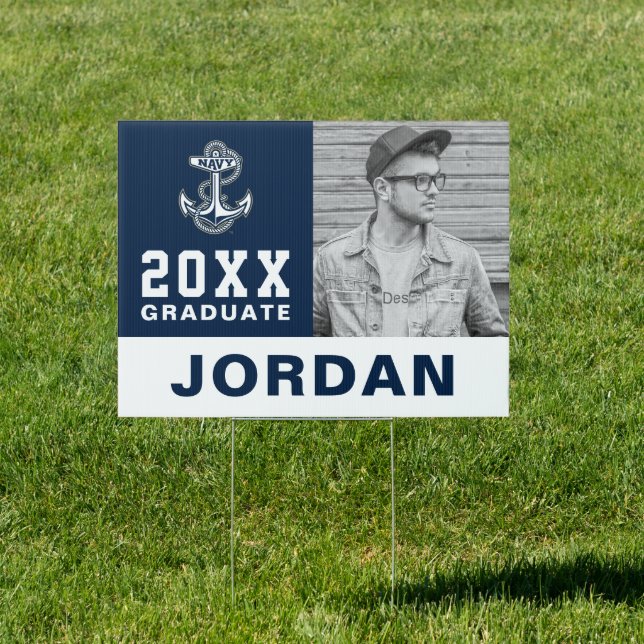 Naval Academy Anchor Graduate Sign (Insitu)