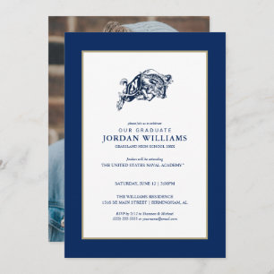 Naval Academy Anchor   Graduation Announcement