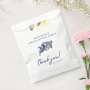 Naval Academy Anchor   Graduation Favor Bag