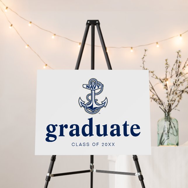 Naval Academy Anchor | Graduation Foam Board (In Situ (Stand))