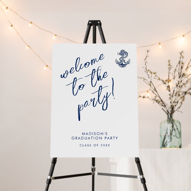 Naval Academy Anchor | Graduation Foam Board (In Situ (Stand))