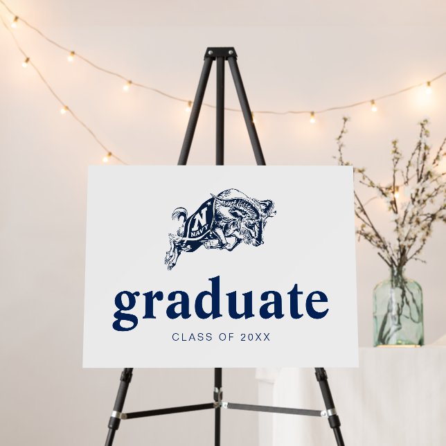 Naval Academy Anchor | Graduation Foam Board (In Situ (Stand))