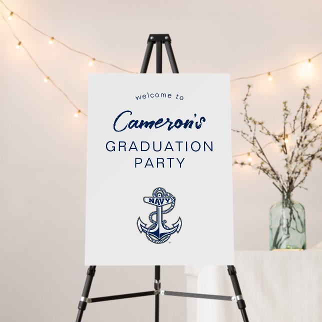 Naval Academy Anchor | Graduation Foam Board (In Situ (Stand))