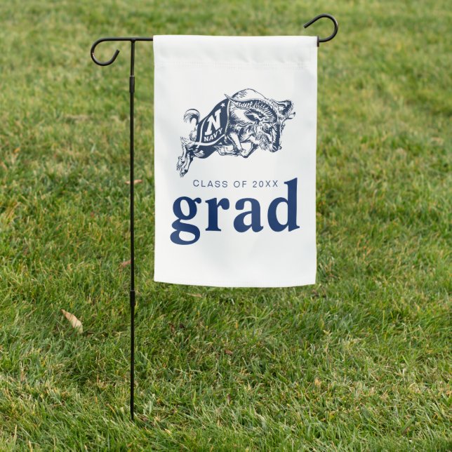 Naval Academy Anchor | Graduation Garden Flag (In SItu)