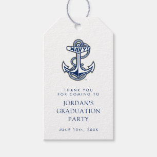 Naval Academy Anchor Graduation Gift Tags