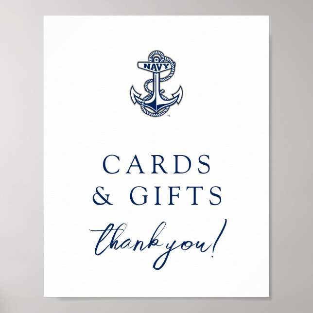 Naval Academy Anchor | Graduation Poster (Front)