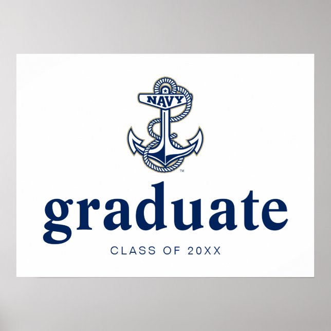 Naval Academy Anchor | Graduation Poster (Front)