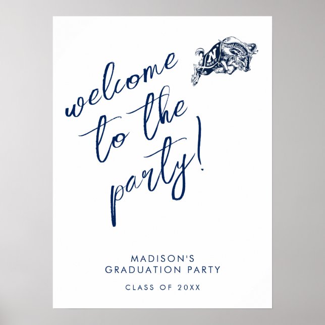 Naval Academy Anchor | Graduation Poster (Front)