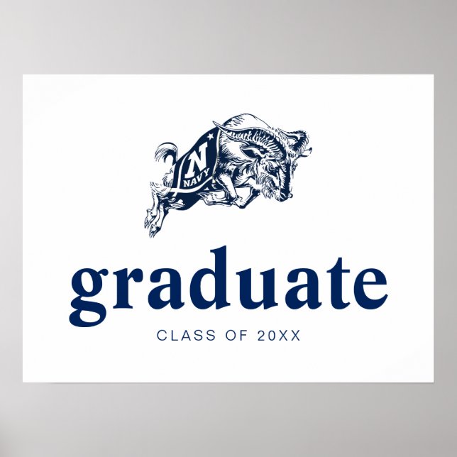 Naval Academy Anchor | Graduation Poster (Front)