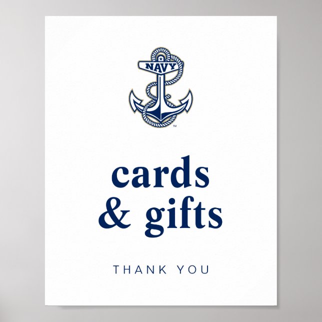Naval Academy Anchor | Graduation Poster (Front)