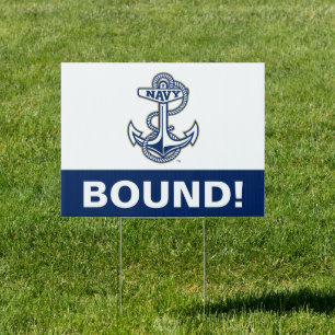 Naval Academy Anchor Graduation Sign
