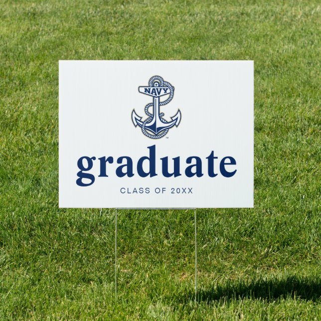 Naval Academy Anchor | Graduation Sign (Insitu)