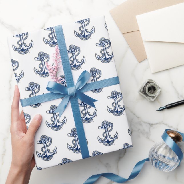 Naval Academy Anchor | Graduation Wrapping Paper (Gifting)