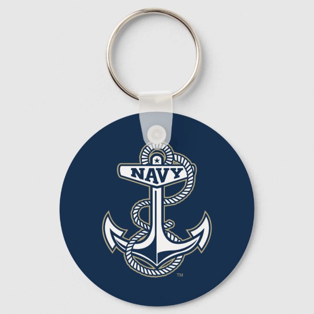 Naval Academy Anchor Keychain (Front)