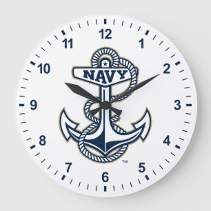 Naval Academy Anchor Large Clock