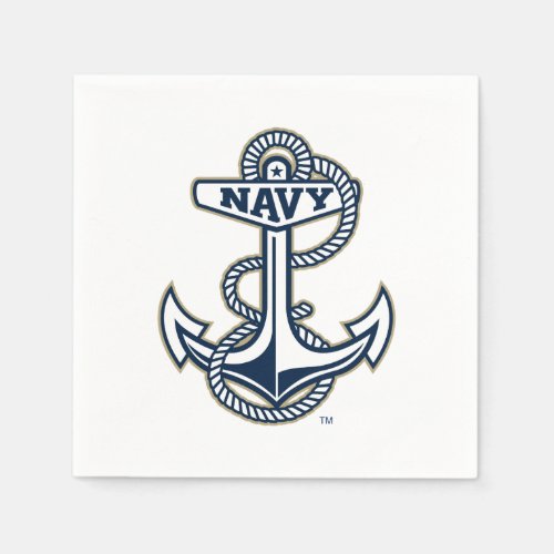 Naval Academy Anchor Napkins