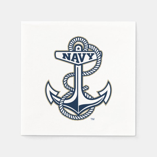 Naval Academy Anchor Napkins (Front)