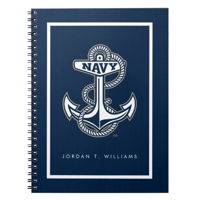 Naval Academy Anchor Notebook (Front)