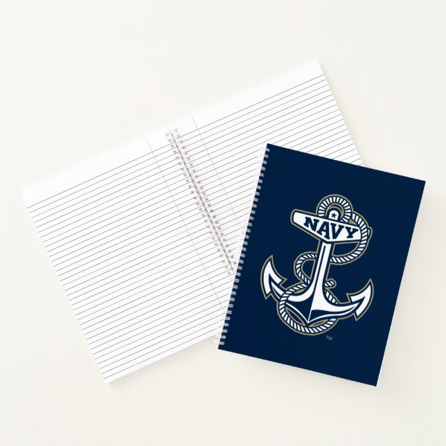 Naval Academy Anchor Notebook (Inside)