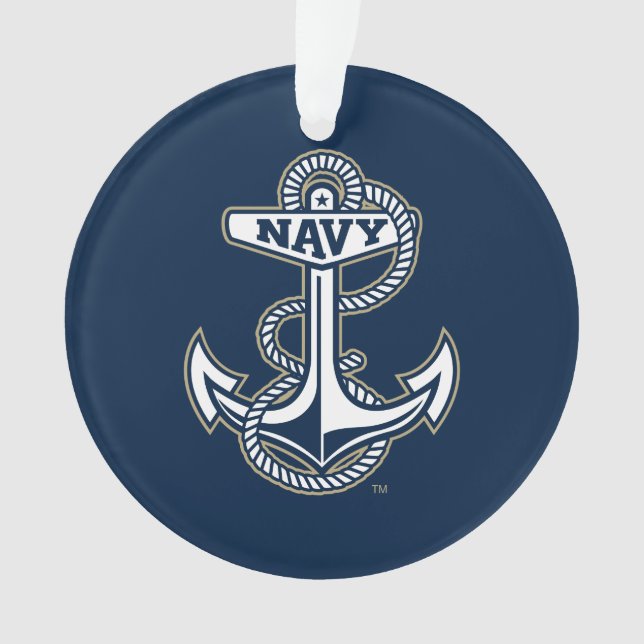 Naval Academy Anchor Ornament (Front)