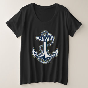 Naval Academy Anchor Plus Size T-Shirt