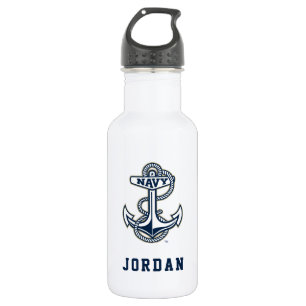 Naval Academy Anchor Stainless Steel Water Bottle