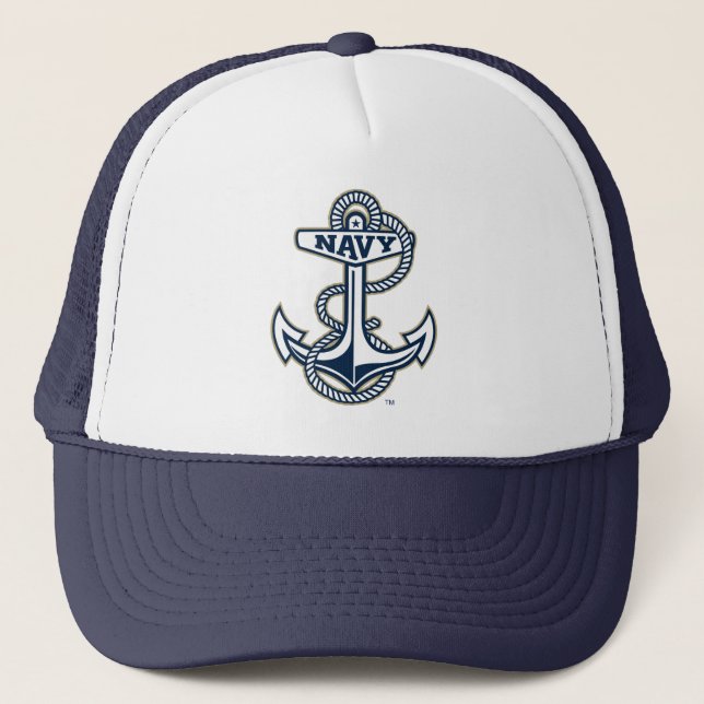 Naval Academy Anchor Trucker Hat (Front)