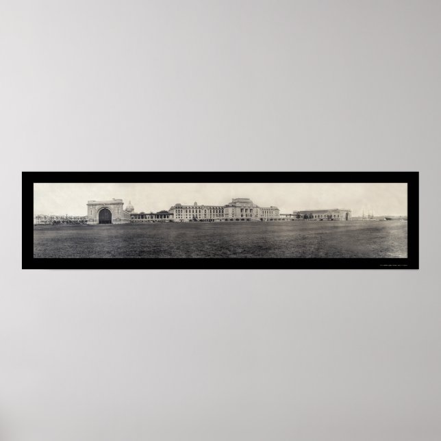 Naval Academy Buildings Photo 1909 Poster (Front)