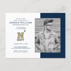 Naval Academy Future Graduate Announcement Postcard